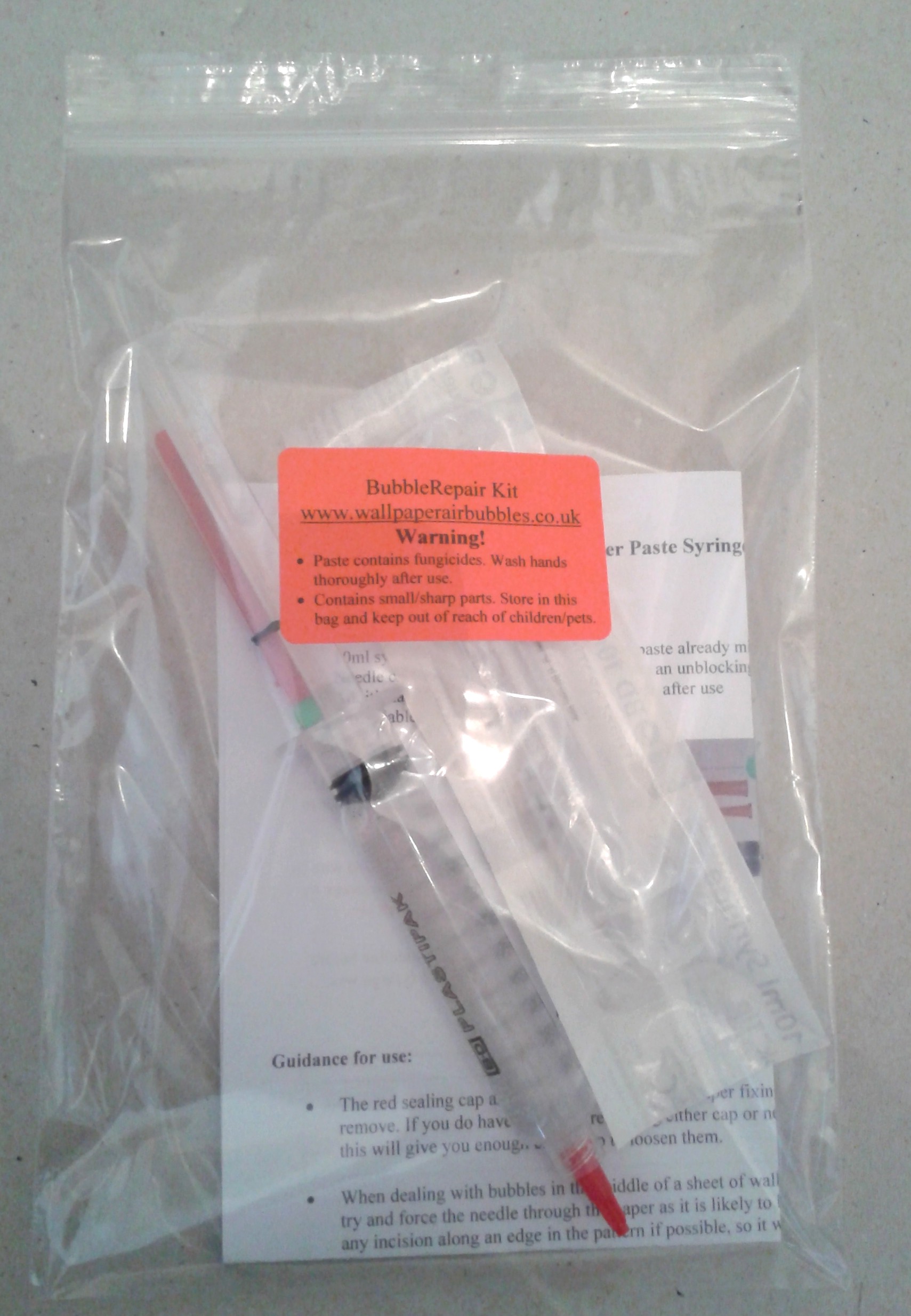 Wallpaper Air Bubbles Paste Syringe Bubblerepair Kit